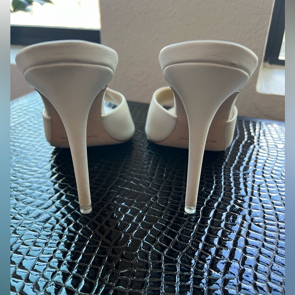 REVOLVE White Heeled Mules - Picture 7 of 10